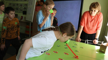 Pie mums ciemojās Neretas bērnu bibliotēkas čaklākie lasītāji