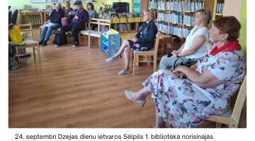 Dzejas dienu pasākumi Jēkabpils novada bibliotēkās