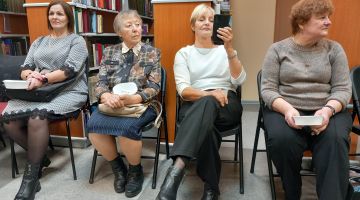 Tematisks pasākums kopā ar bibliotēkas draugiem: 