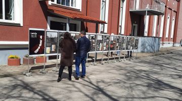 Okupācijas muzeja vizuāla informācija:  ”Latvija 1939. -1991.: no okupācijas līdz brīvībai”