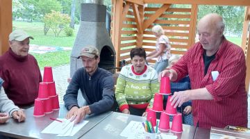 Sporta diena Mežvijās kopā ar Jēkabpils novada Leimaņu bibliotēku
