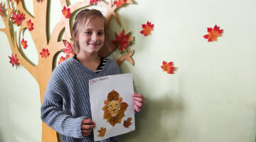 Rudens un bērni ir īstie mākslinieki!
