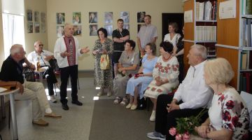Vladimira Maļavska foto izstādes ‘’ Свiтло душi jeb Dvēseles gaisma. Nikolajs Kolotilo - SAVĒJAIS’’ atklāšana