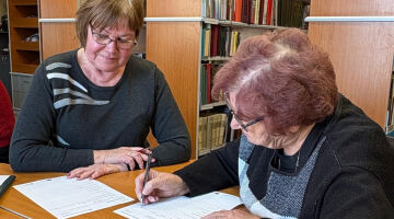 Sadarbības pasākums ar Vidusdaugavas senioru universitāti “Grāmatas, kas tevi iedvesmo rakstīt”