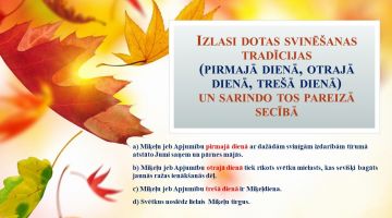 Izglītojoša un izklaidējoša viktorīna par Miķeļiem ir noslēgusies! 