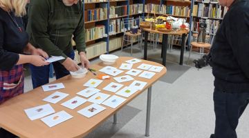 Tematisks pasākums kopā ar bibliotēkas draugiem: 