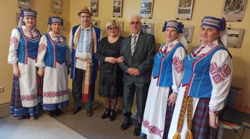 Tikšanās ar izstādes “Ainavas melnbaltajās fotogrāfijās - Retro.’’ autoru Aivaru Siliņu ( Daugavpils)
