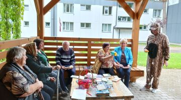 Sporta diena Mežvijās kopā ar Jēkabpils novada Leimaņu bibliotēku