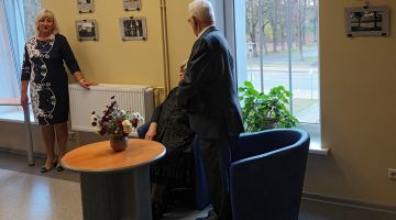 Tikšanās ar izstādes “Ainavas melnbaltajās fotogrāfijās - Retro.’’ autoru Aivaru Siliņu ( Daugavpils)