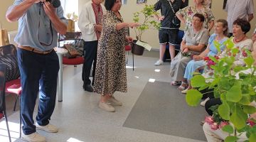 Vladimira Maļavska foto izstādes ‘’ Свiтло душi jeb Dvēseles gaisma. Nikolajs Kolotilo - SAVĒJAIS’’ atklāšana