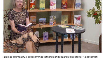Dzejas dienu pasākumi Jēkabpils novada bibliotēkās