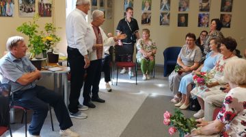Vladimira Maļavska foto izstādes ‘’ Свiтло душi jeb Dvēseles gaisma. Nikolajs Kolotilo - SAVĒJAIS’’ atklāšana