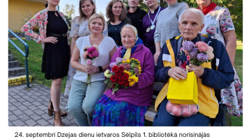 Dzejas dienu pasākumi Jēkabpils novada bibliotēkās