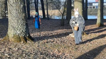Jēkabpils Galvenās bibliotēkas Lieldienu zaķu darbi