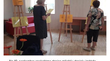 Dzejas dienu pasākumi Jēkabpils novada bibliotēkās