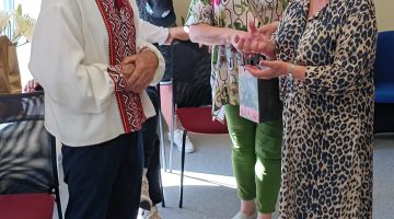 Vladimira Maļavska foto izstādes ‘’ Свiтло душi jeb Dvēseles gaisma. Nikolajs Kolotilo - SAVĒJAIS’’ atklāšana