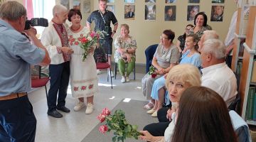 Vladimira Maļavska foto izstādes ‘’ Свiтло душi jeb Dvēseles gaisma. Nikolajs Kolotilo - SAVĒJAIS’’ atklāšana