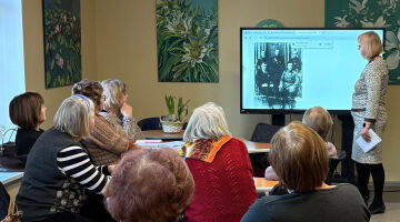 Sadarbības pasākums ar Vidusdaugavas senioru universitāti “Grāmatas, kas tevi iedvesmo rakstīt”