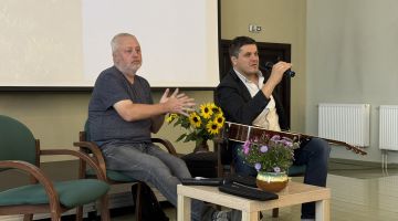 Tikšanās ar Arni Slobožaņinu  un Valentīnu Lukaševiču
