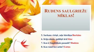 Izglītojoša un izklaidējoša viktorīna par Miķeļiem ir noslēgusies! 