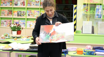 Tikšanās ar grāmatu autori un brīnišķīgo ilustratori Agiju Staku