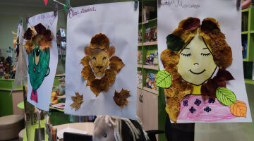 Rudens un bērni ir īstie mākslinieki!