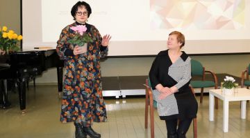 Jēkabpils novada Saukas bibliotēkas vadītājas Veltas Lāces 70 gadu jubileja 