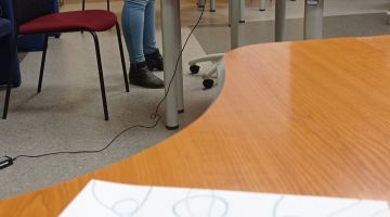 NEIROGRAFIKAS MEISTARKLASES TIEŠRAIDE