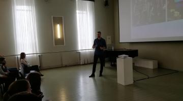 Karjeras dienas ietvaros tikšanās ar basketbola aģentu Juri Kalniņu