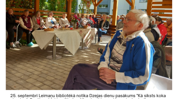 Dzejas dienu pasākumi Jēkabpils novada bibliotēkās