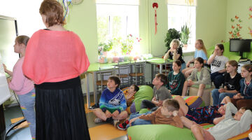 Pie mums ciemojās Neretas bērnu bibliotēkas čaklākie lasītāji