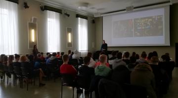 Karjeras dienas ietvaros tikšanās ar basketbola aģentu Juri Kalniņu