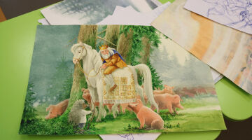 Tikšanās ar grāmatu autori un brīnišķīgo ilustratori Agiju Staku