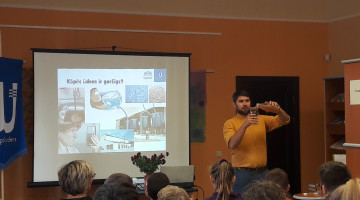 Tikšanās ar ūdens pētnieku Sandi Dejus