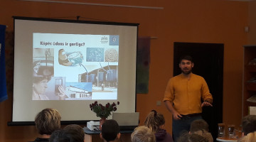 Tikšanās ar ūdens pētnieku Sandi Dejus