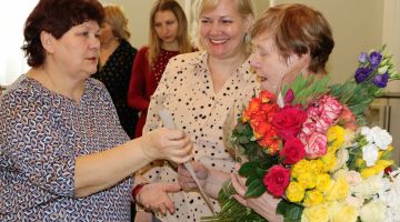 Jēkabpils novada Saukas bibliotēkas vadītājas Veltas Lāces 70 gadu jubileja 
