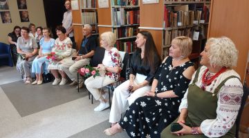 Vladimira Maļavska foto izstādes ‘’ Свiтло душi jeb Dvēseles gaisma. Nikolajs Kolotilo - SAVĒJAIS’’ atklāšana