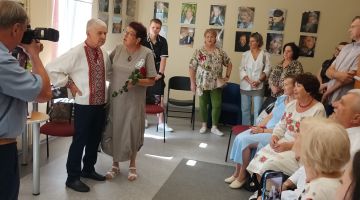 Vladimira Maļavska foto izstādes ‘’ Свiтло душi jeb Dvēseles gaisma. Nikolajs Kolotilo - SAVĒJAIS’’ atklāšana