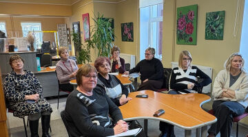 Sadarbības pasākums ar Vidusdaugavas senioru universitāti “Grāmatas, kas tevi iedvesmo rakstīt”