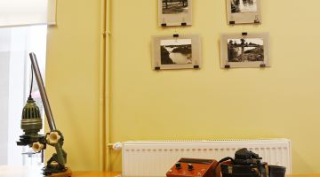 Tikšanās ar izstādes “Ainavas melnbaltajās fotogrāfijās - Retro.’’ autoru Aivaru Siliņu ( Daugavpils)