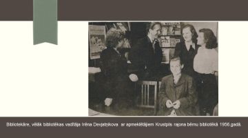 Foto mirkļi – Jēkabpils novada Galvenās bibliotēkas vēsture 1924.-1959.