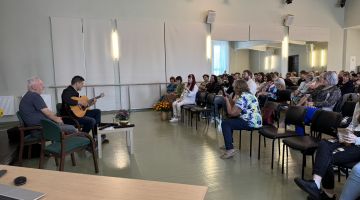 Tikšanās ar Arni Slobožaņinu  un Valentīnu Lukaševiču