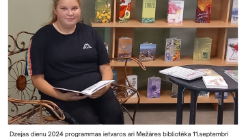Dzejas dienu pasākumi Jēkabpils novada bibliotēkās