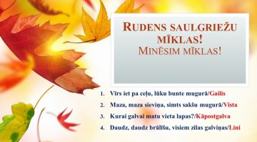 Izglītojoša un izklaidējoša viktorīna par Miķeļiem ir noslēgusies! 