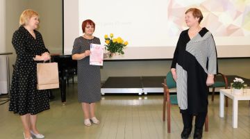 Jēkabpils novada Saukas bibliotēkas vadītājas Veltas Lāces 70 gadu jubileja 