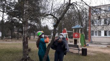 Jēkabpils Galvenās bibliotēkas Lieldienu zaķu darbi