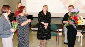 Jēkabpils novada Saukas bibliotēkas vadītājas Veltas Lāces 70 gadu jubileja 