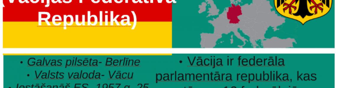 ES prezidējošā dalībvalsts 2020. gada 2. pusgads – Vācija 