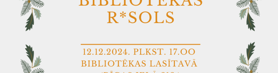 Tematisks pasākums kopā ar bibliotēkas draugiem: 