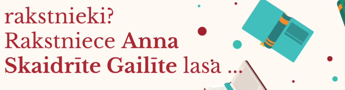 Tematiska izstāde  ‘’Ko lasa latviešu rakstnieki? Rakstniece Anna Skaidrīte Gailīte lasa ..’’ 